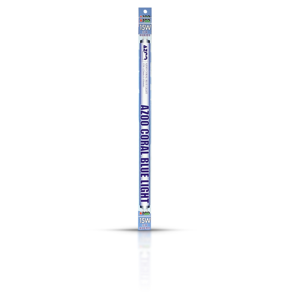 Coral blue light 20 W (luz actínica, pico de absorción a los 435 nm, ideal para invertebrados)