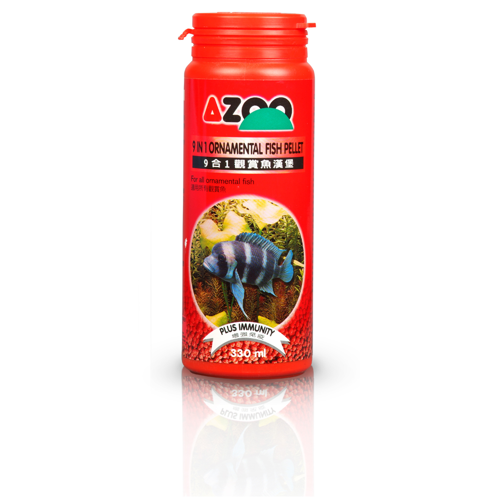 9 in 1 ornamental fish pellet (pélet básico agua dulce) bolsa con 4 kg